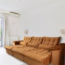 Ver imagem 2 de Sofá Retrátil e Reclinável Articulado Ipanema - 2,20m de Largura e Abertura Grande em Veludo Premium