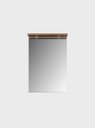 Ver imagem 4 de Gabinete para Banheiro com Cuba e Espelheira com Led 60cm Mdf Freijo com Branco Dubai - On Móveis