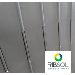 Placa Coletor Solar Inox Banho 150x100cm Ribsol - 2