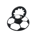 Ver imagem 6 de Abraçadeira de Cortina Decorativa, Formato Bola de Futebol, Preto e Branco:bola de Futebol