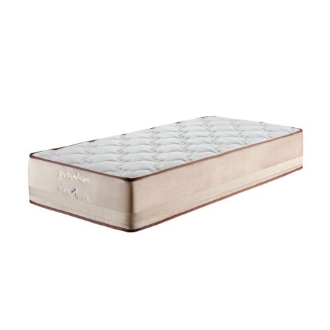 Colchão Solteiro Prorelax 088X188X30 Molas Ensacadas Bege/Branco Latex Gel Premium 