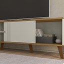 Ver imagem 5 de Rack Bancada para Tv 75 Pol 180 Cm Denv Off White Nature Plla