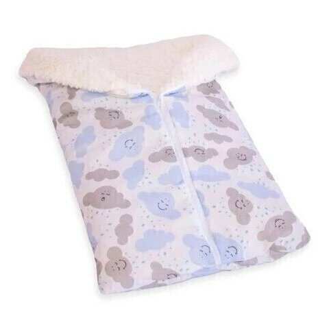 Saco de Bebê com Sherpa G - Nuvem Azul