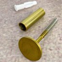 Ver imagem 2 de Gancho de Parede Metal 3cm Dourado Cabideiro Fixador Espelho Duler Cabide