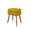 Ver imagem 6 de Kit Amamentação 2 Poltronas + 1 Puff Pés Palito - Balaqui Cor:amarelo