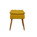 Ver imagem 7 de Kit Amamentação 2 Poltronas + 1 Puff Pés Palito - Balaqui Cor:amarelo