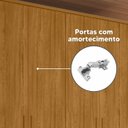 Ver imagem 6 de Guarda Roupas 100% Mdf 4 Portas 187cm Greco 181 Espazzo Madetec