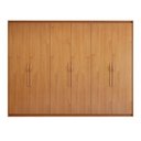 Ver imagem 2 de Guarda-Roupa Casal 6 Portas 6 Gavetas MDF 270cm Suavitá Marrom Amêndoa Clean