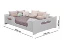 Ver imagem 4 de Cama Casal Montessori 193x143 Proteção Grade + Colchão Casal