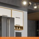 Ver imagem 5 de Armário Aéreo de Cozinha 80cm com 2 Portas Basculantes e Nicho 100% Mdf Syrah Móveis Riodoce Amê