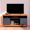 Ver imagem 1 de Rack Yara 136cm P/tv até 47 Polegadas 2 Portas C/detalhes Frisados e Rodizío Colibri