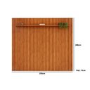 Ver imagem 4 de Rack Bancada C/ Painel P/ Tv até 85 Pol Pratic Ripado 1 Prateleira 275x240cm Freijo - Dj Móveis