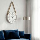 Ver imagem 2 de Relógio Parede Decoração Serrano Redondo com Alça Corda 30cm