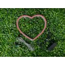 Ver imagem 2 de Luminária de Parede Coração Led Neon  25cm 3D Gold Print 110v-220v