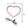 Luminária de Parede Coração Led Neon  25cm 3D Gold Print 110v-220v - 3