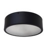 Plafon Redondo de Aluminio Preto 20cm - 2