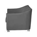 Ver imagem 4 de Kit 2 Poltronas Decorativa Tilla para Recepção Believe:cinza