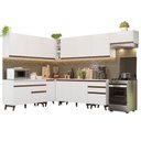 Ver imagem 3 de Armário de Cozinha Completa de Canto 512cm Branco Reims Madesa 01