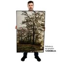 Ver imagem 2 de Kit Quadro Decorativo 3 Telas Canvas o Caminho Das Arvores Tacolado Moldura Flutuante 4,5cm Freijó 8