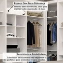 Ver imagem 6 de Quarto de Canto Casal com Guarda Roupas Cabeceira e Bancada Home Office Alpes Luciane Móveis