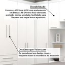 Ver imagem 5 de Quarto de Canto Casal com Guarda Roupas Cabeceira e Bancada Home Office Alpes Luciane Móveis