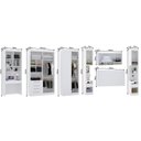 Ver imagem 4 de Quarto de Canto Casal com Guarda Roupas Cabeceira e Bancada Home Office Alpes Luciane Móveis