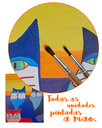 Ver mais imagens de Mini Quadro de Três Lindo Gatinhos Estilo Figurativo