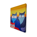 Ver imagem 4 de Mini Quadro de Três Lindo Gatinhos Estilo Figurativo