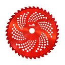 Ver imagem 2 de Kit 02 Lâminas para Roçadeira Circular 40 Dentes Videa Toyama 255×25,4×2,0mm Vermelha