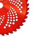Ver imagem 4 de Kit 02 Lâminas para Roçadeira Circular 40 Dentes Videa Toyama 255×25,4×2,0mm Vermelha