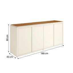 Conjunto de Escritório Office 3 Peças Mesa Gaveteiro Balcão Oslo - 7
