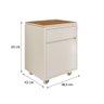 Conjunto de Escritório Office 3 Peças Mesa Gaveteiro Balcão Oslo - 5
