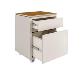 Conjunto de Escritório Office 3 Peças Mesa Gaveteiro Balcão Oslo - 10