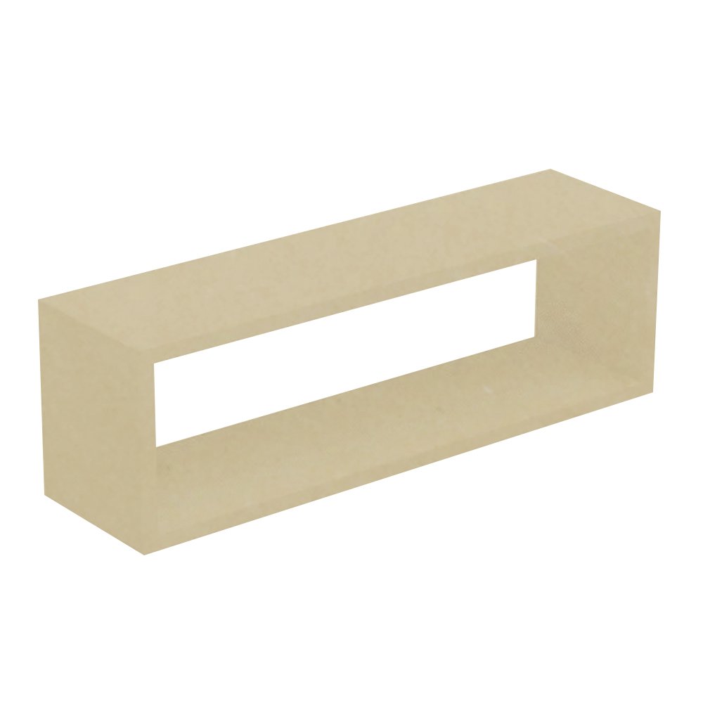 Nicho Retangular Decorativo 70cx25px15a Natural em Mdf - 8