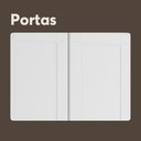 Ver imagem 6 de Armário Paneleiro de Aço 6 Portas 2 Vidros Preto Bertolini
