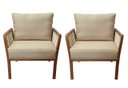 Ver imagem 3 de KIT 2 POLTRONAS DECORATIVA LUXO CALIFÓRNIA DORA BELA Califónia Bege Linho 1006