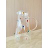 Jarra  Água Suco Vidro Com Tampa Inox 1800 ml Decorada Com Mini Gemas Coloridas - 3