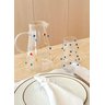 Jarra  Água Suco Vidro Com Tampa Inox 1800 ml Decorada Com Mini Gemas Coloridas - 4