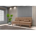 Ver imagem 6 de Sofá Cama Pietra Sala Quarto Decorativo Matrix Marrom