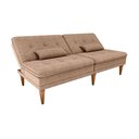 Ver imagem 2 de Sofá Cama Pietra Sala Quarto Decorativo Matrix Marrom