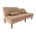 Ver imagem 3 de Sofá Cama Pietra Sala Quarto Decorativo Matrix Marrom