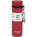 Ver imagem 1 de Business Garrafa Térmica 21x6x6cm 500ml Inox Vermelho Parede Dupla