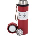 Ver imagem 2 de Business Garrafa Térmica 21x6x6cm 500ml Inox Vermelho Parede Dupla