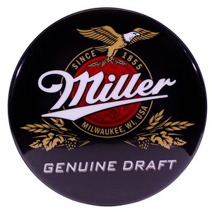 Luminoso de Parede Cerveja Miller Retrô Vintage para Bar, Garagem, Churrasqueira, Espaço Gourmet