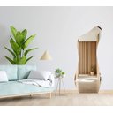 Ver imagem 2 de Espelho Orgânico Luxo Grande 170 X 70 Corpo Inteiro Moderno Lapidado com Suporte