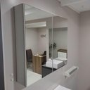 Ver imagem 3 de Armário para Banheiro com Espelho 80cm Mdf Branco - On Móveis