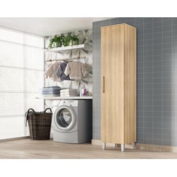Armario Lavanderia 1 Porta 2,22m Pés Reguláveis Teka Madrid - 2