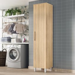 Armario Lavanderia 1 Porta 2,22m Pés Reguláveis Teka Madrid - 1