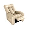 Poltrona do Papai Reclinável Pallas Matrix Sintetico Bege - 1