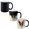 Caneca Mágica Glitter Muda de Cor Y2 Cachorro Óculos Escuro Arte - 1